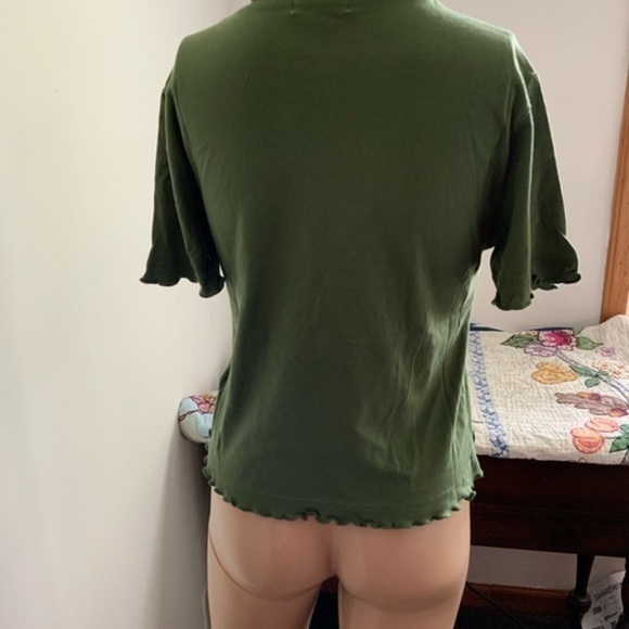 SILENCE +NOISE NWOT TOP GREEN - Picture 7 of 7